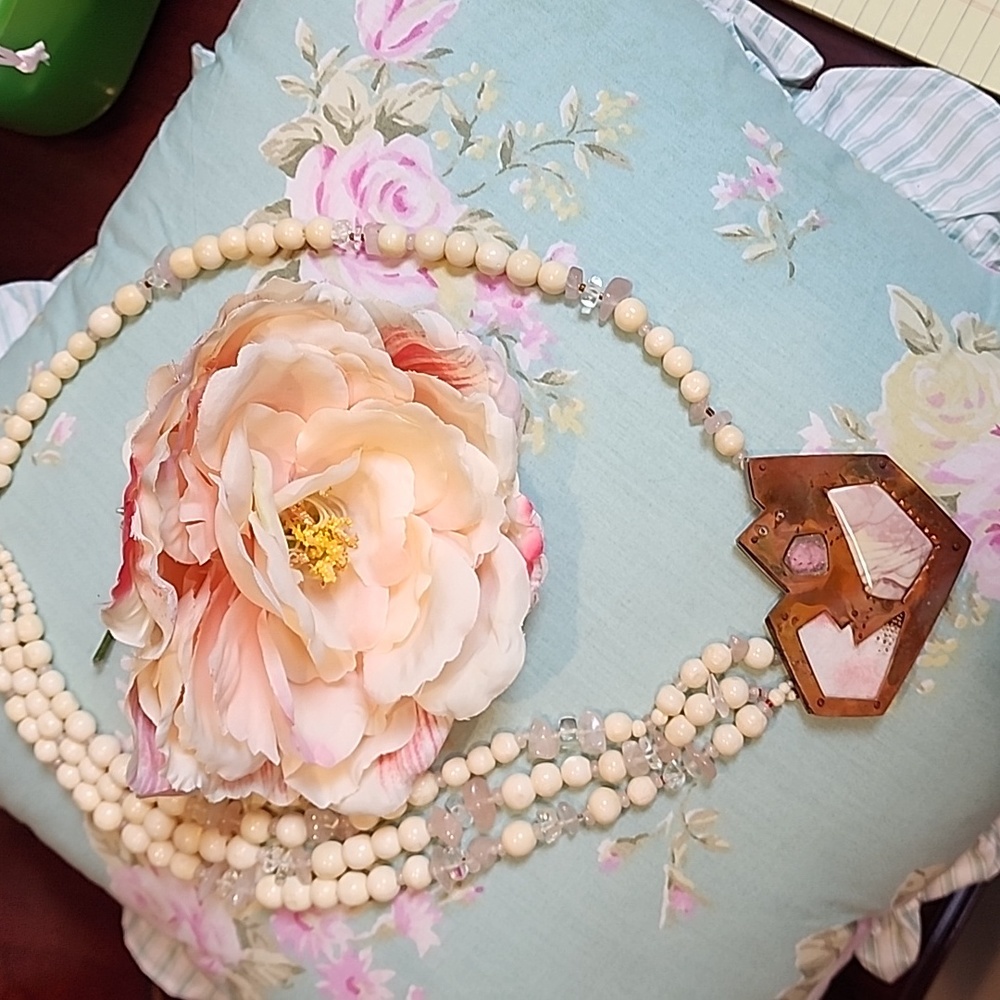 Exquisite Designer Julie Shaw One-of-a-Kind Handmade Necklace